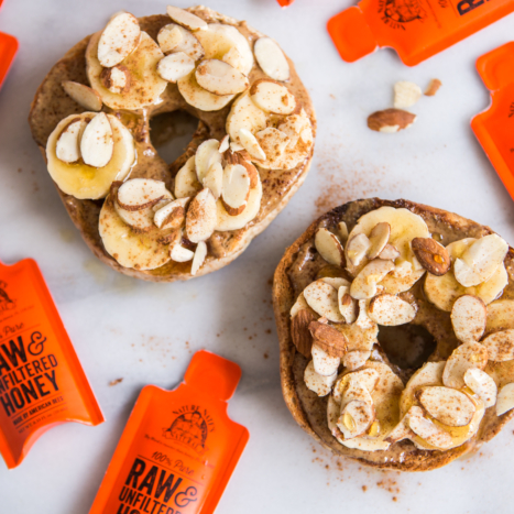 Honey Almond Bagel