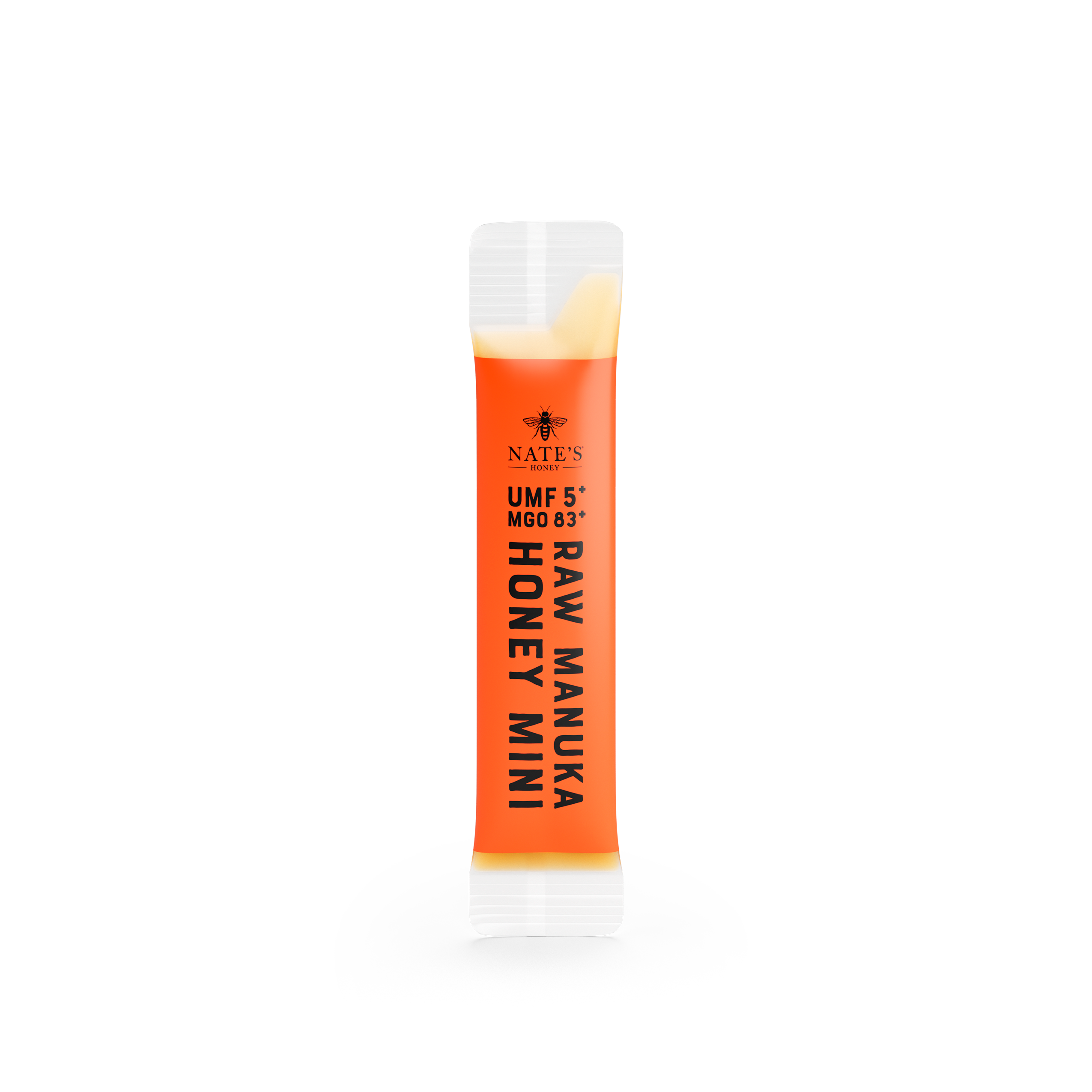 Nate's manuka umf 5+ mini packet front.