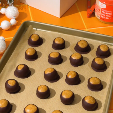 Honey Peanut Butter Buckeyes