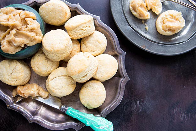 Buttermilk Biscuits and Honey Butter with Nate's Honey