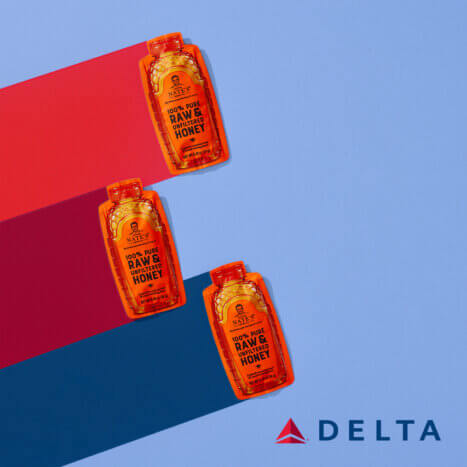 Nature Nate’s Honey Co. Partners with Delta to Offer Nate’s Honey Minis in Sky Club Lounges