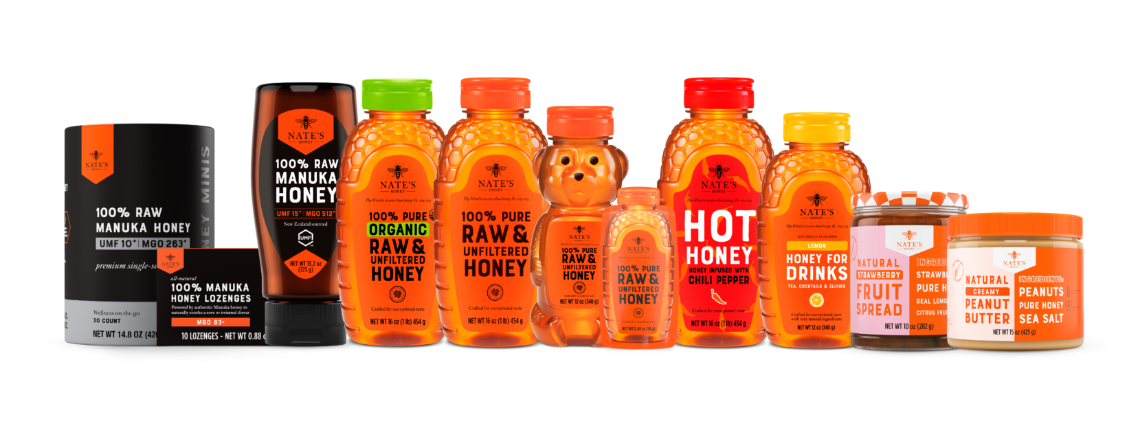 Nate's Honey portfolio image.