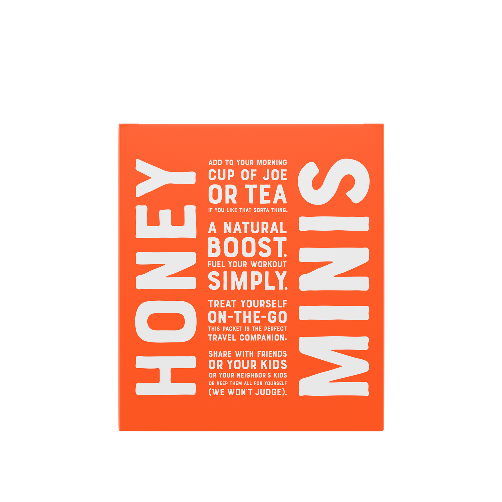 Honey minis back of box.