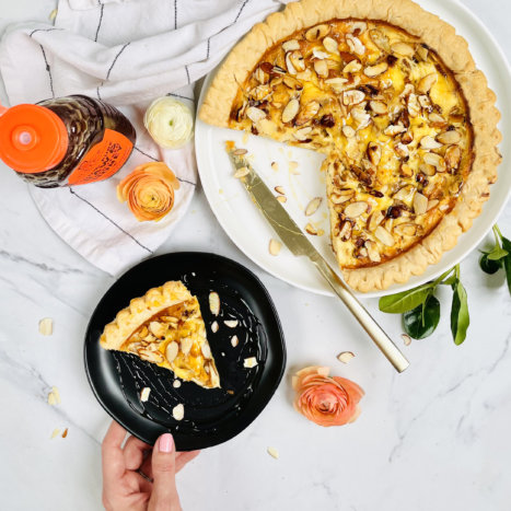 Honey Almond Sweet Quiche