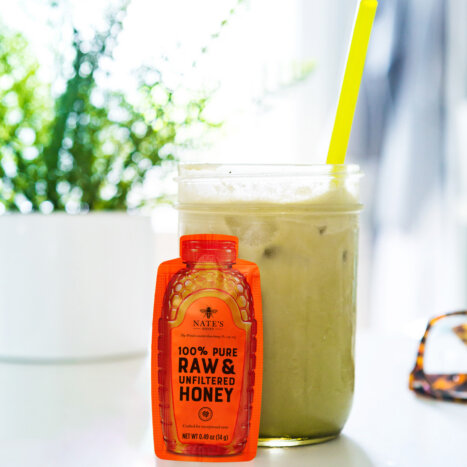 Iced Honey Matcha