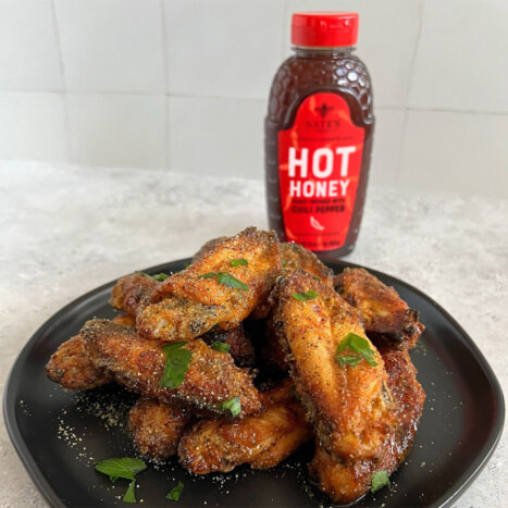 Hot Honey Lemon Pepper Wings