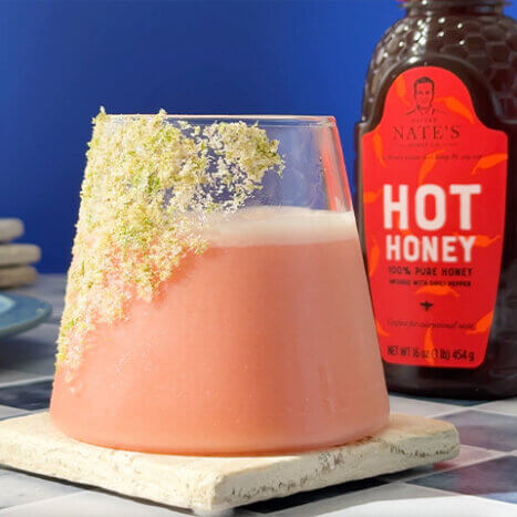 Hot Honey Coconut Citrus Mocktail