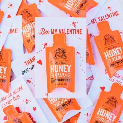 BEE LOVING THIS VALENTINE’S DAY WITH NATURE NATE’S HONEY MINIS