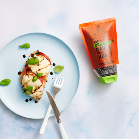 Honey Balsamic Glazed Caprese Chicken