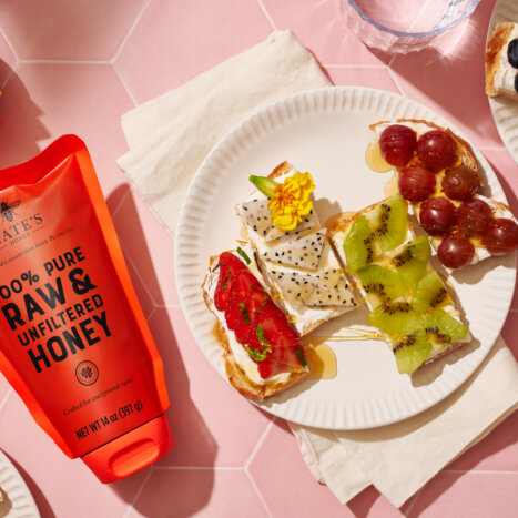 Rainbow Smoothie Toast