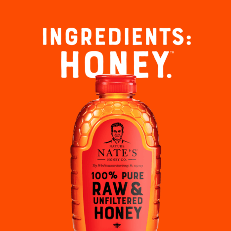 Nature Nate’s Honey Co. Launches Category’s First-of-Its-Kind National Advertising Campaign, Ingredients: Honey.