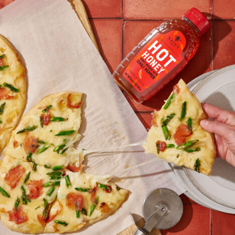 Asparagus, Prosciutto and Brie Flatbread
