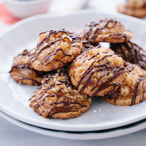 Girl Scout Copycat Paleo Samoas