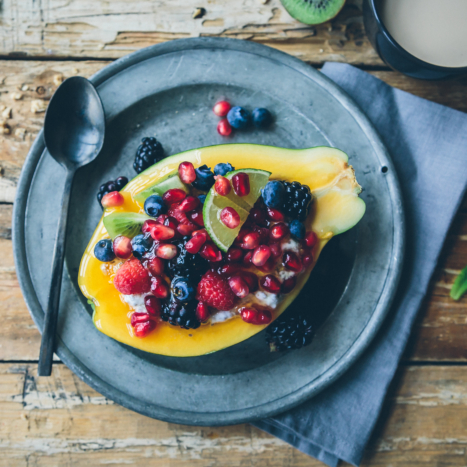 Chia Pudding & Papaya Breakfast Bowl