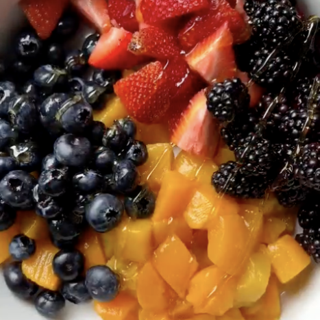 Peach Honey Fruit Salad