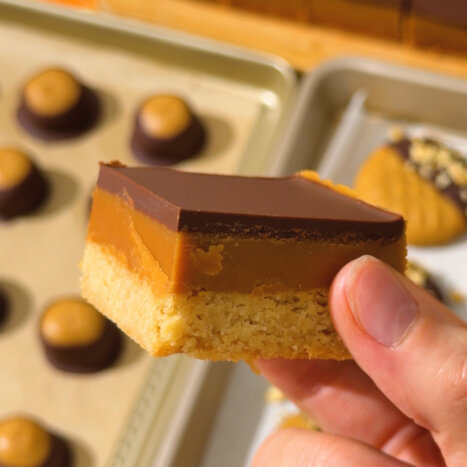 Honey Peanut Butter Millionaire Bars